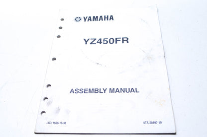 OEM Yamaha LIT-11666-16-38 YZ450FR Assembly Manual