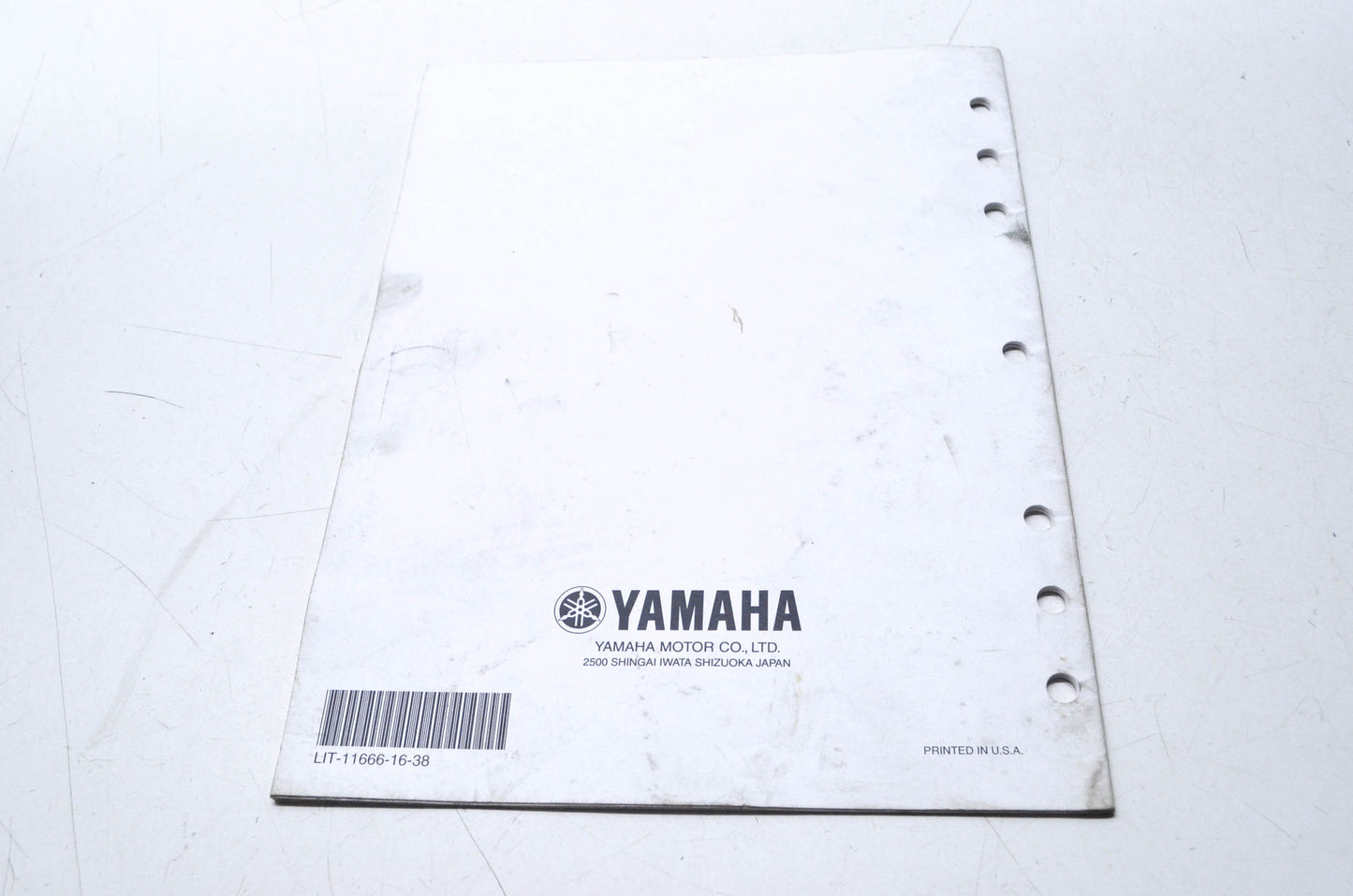 OEM Yamaha LIT-11666-16-38 YZ450FR Assembly Manual