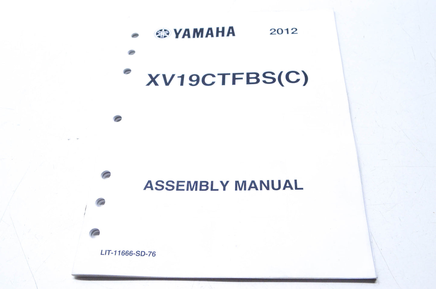 OEM Yamaha LIT-11666-SD-76 XV19CTFBS(C) Assembly Manual