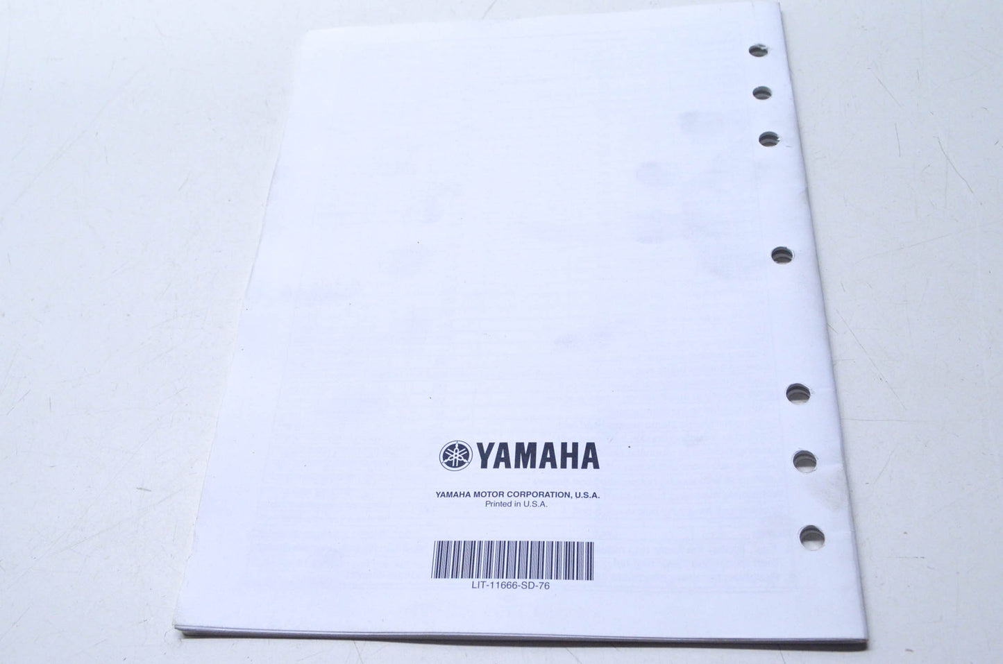 OEM Yamaha LIT-11666-SD-76 XV19CTFBS(C) Assembly Manual