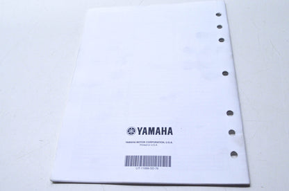 OEM Yamaha LIT-11666-SD-76 XV19CTFBS(C) Assembly Manual