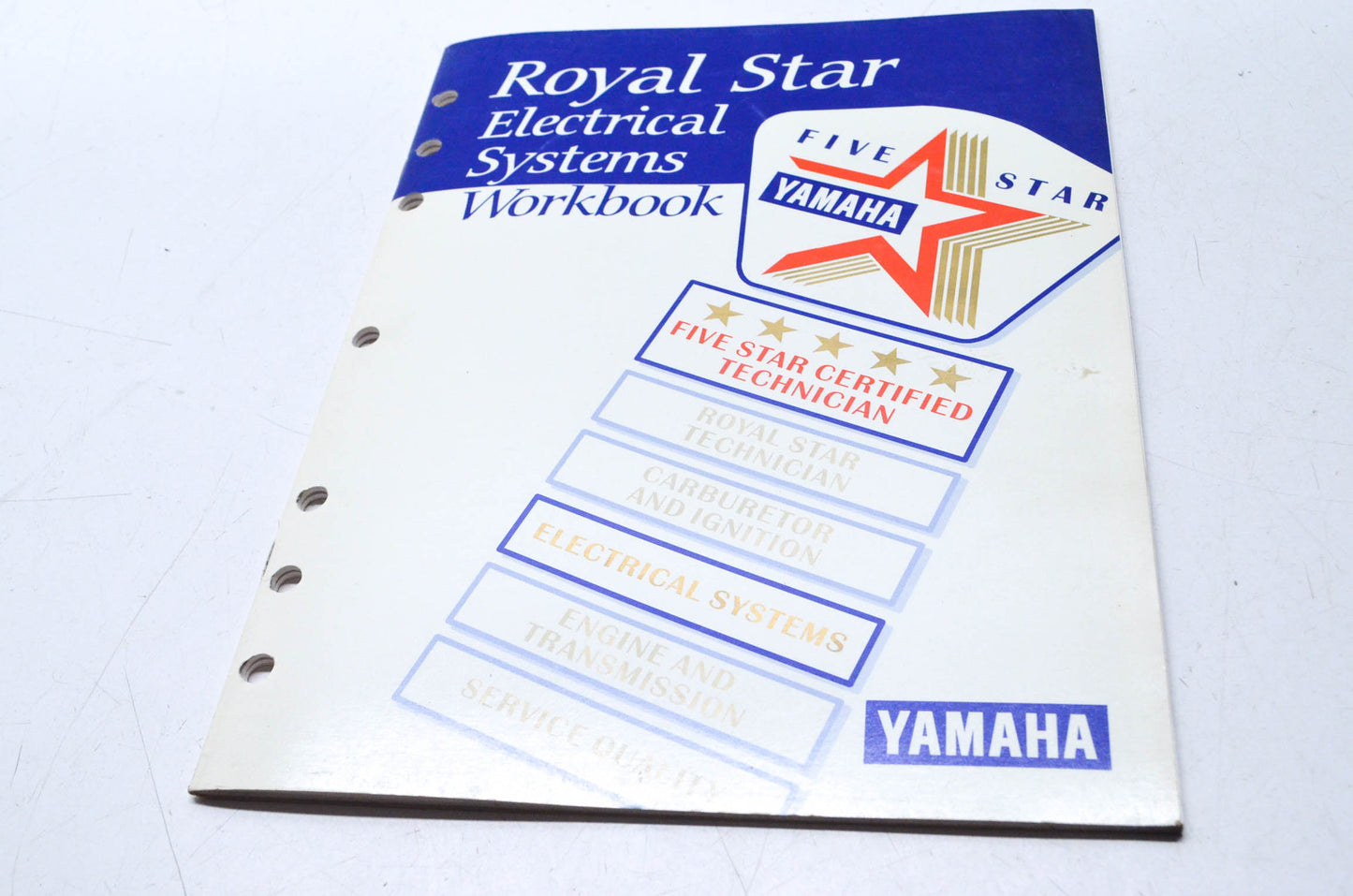 OEM Yamaha 96-256 Royal Star Electrical Systems Workbook NOS