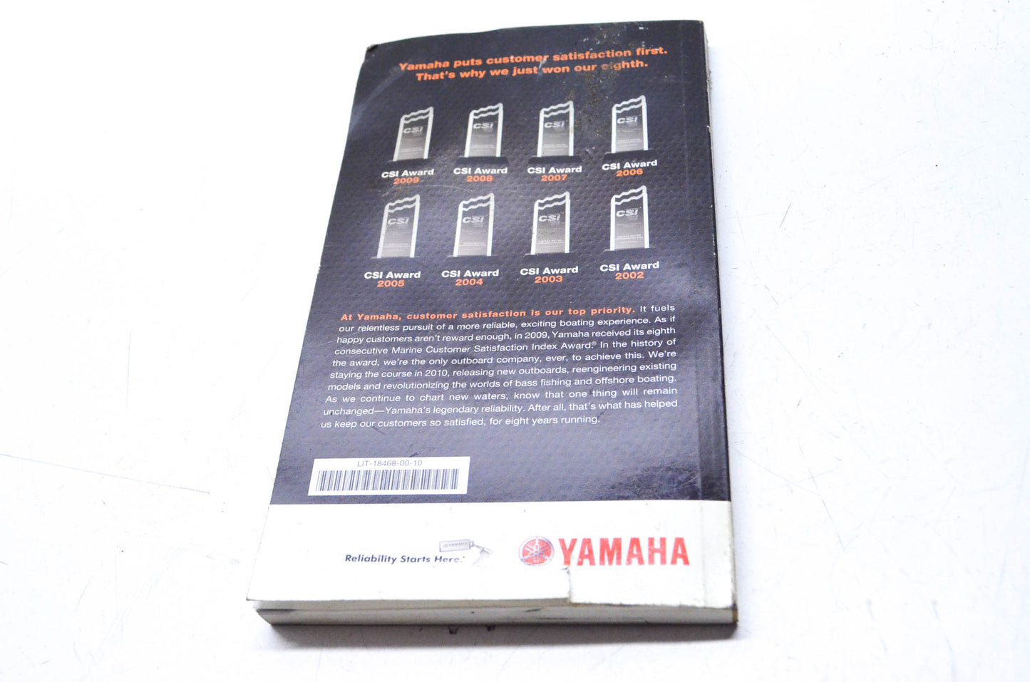 OEM Yamaha LIT-18468-00-10 2010 Product Information Guide
