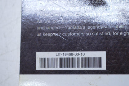 OEM Yamaha LIT-18468-00-10 2010 Product Information Guide