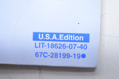 OEM Yamaha LIT-18626-07-40 F40B Owner's Manual
