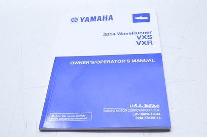 OEM Yamaha LIT-18626-10-44 Owner's Manual 2014 VXS/VXR NOS