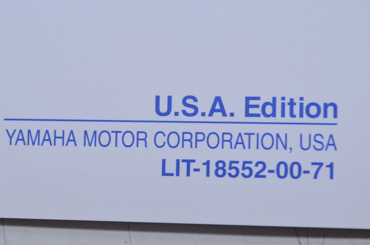 OEM Yamaha LIT-18552-00-71 WaveRunner VXS VXR Riding Practice NOS