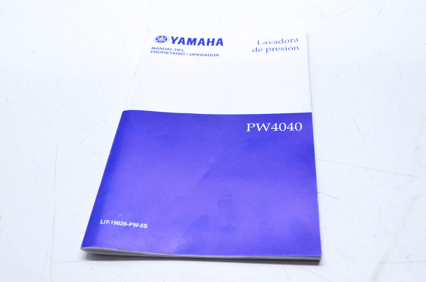 OEM Yamaha LIT-19626-PW-5S Pressure Washer PW4040 Owner's Manual (Spanish)