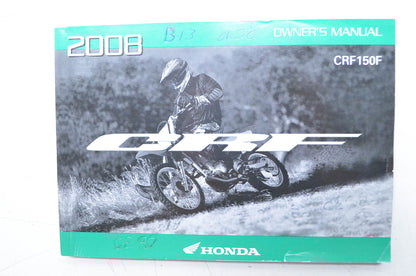 OEM Honda 31KPT650 2008 CRF 150F Owner's Manual
