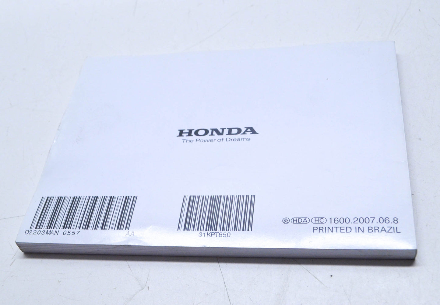 OEM Honda 31KPT650 2008 CRF 150F Owner's Manual