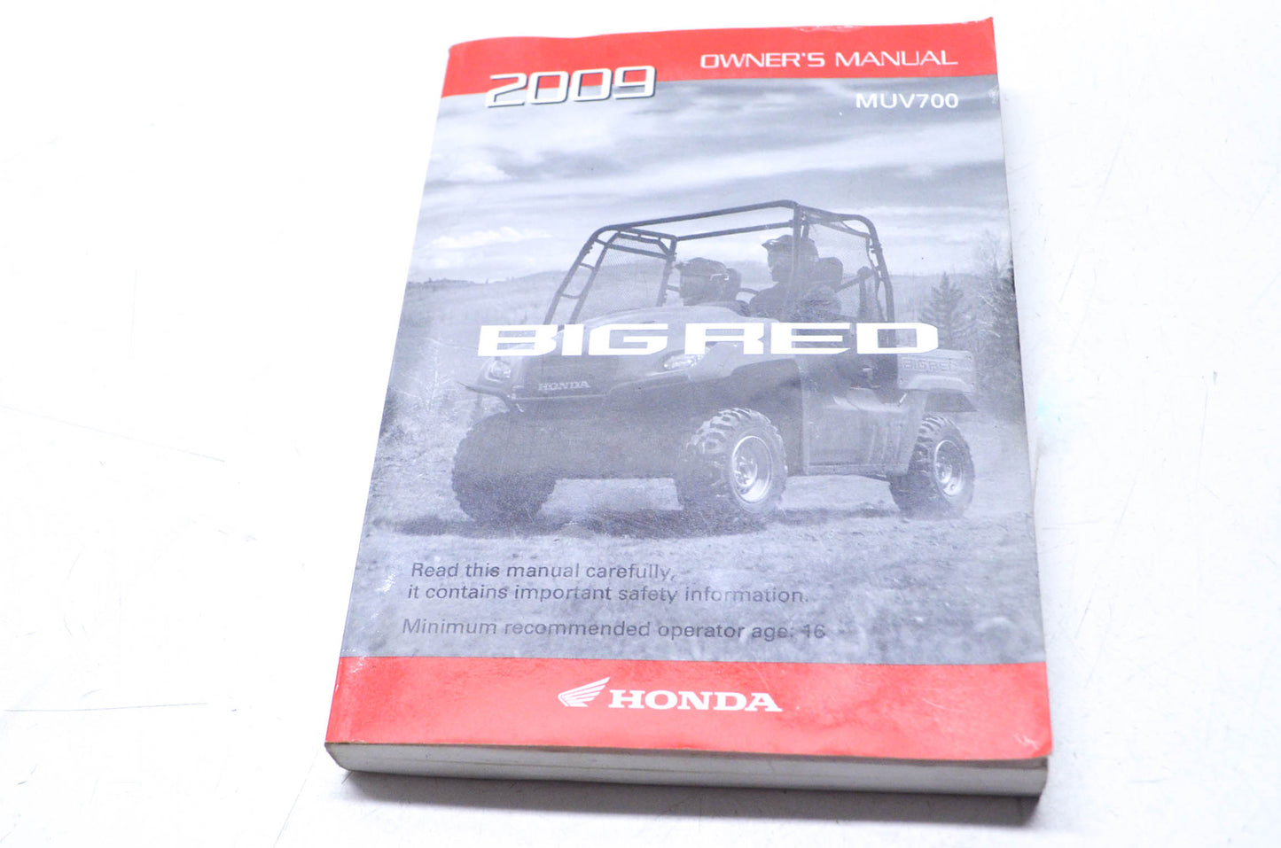 OEM Honda 31HL1600 Big Red MUV700 Owner's Manual