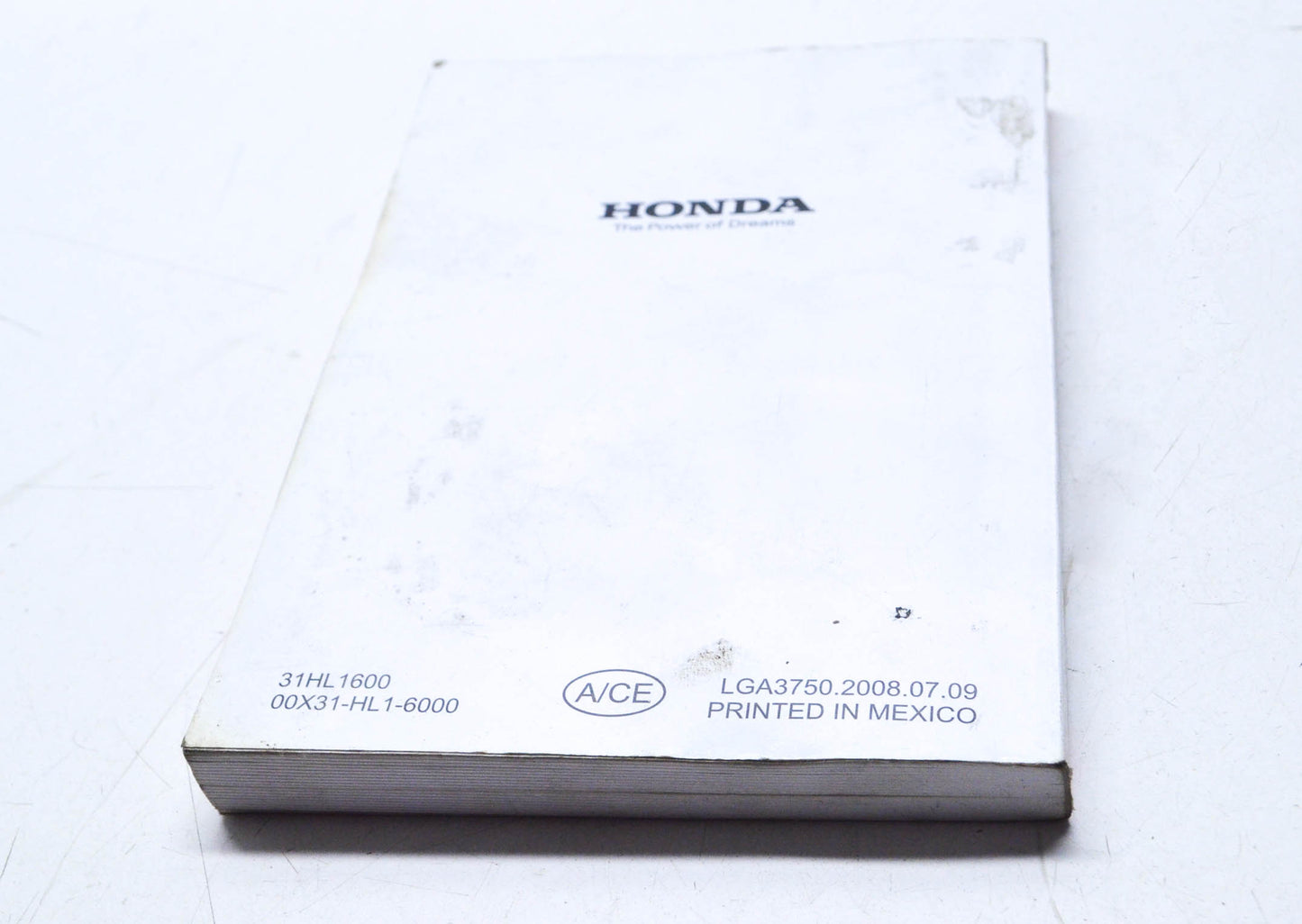 OEM Honda 31HL1600 Big Red MUV700 Owner's Manual