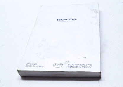OEM Honda 31HL1600 Big Red MUV700 Owner's Manual