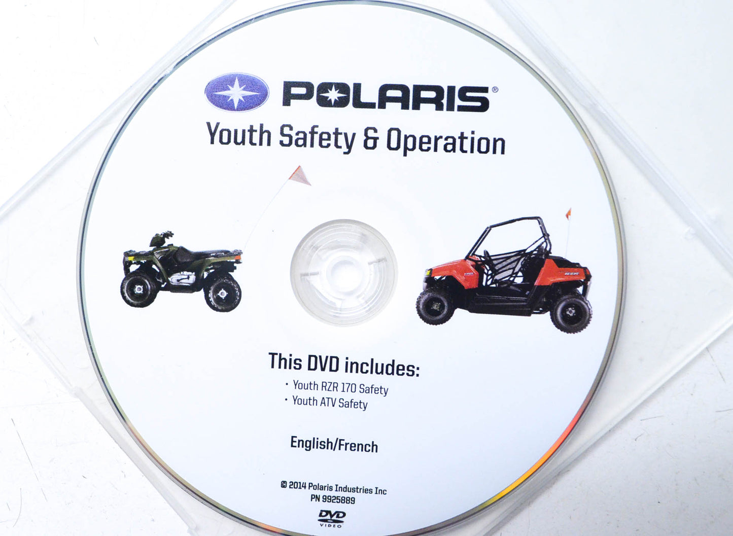 OEM Polaris 9925889 2015 RZR 170 Youth Safety & Operation DVD NOS