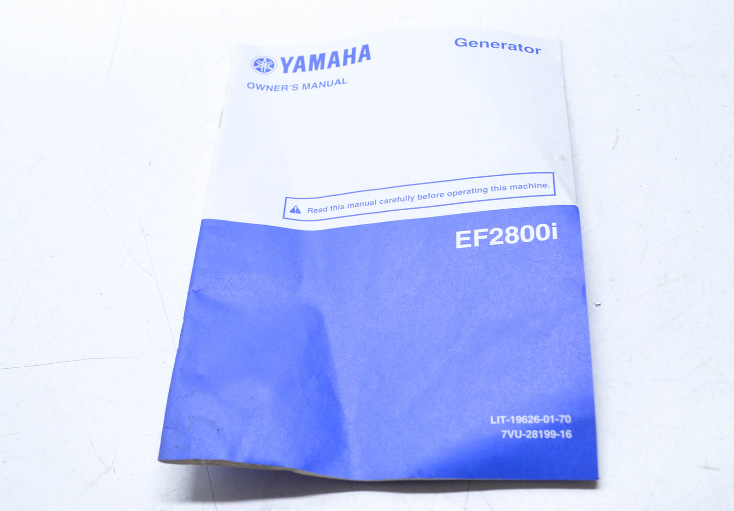 OEM Yamaha Generator EF2800i Owner's Manual