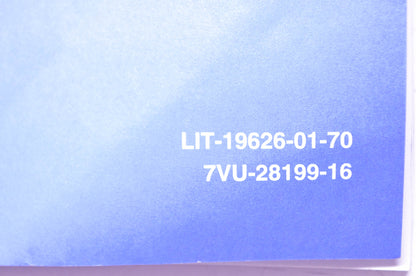 OEM Yamaha Generator EF2800i Owner's Manual