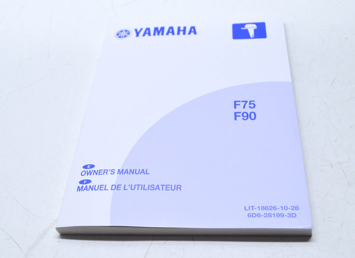 OEM Yamaha LIT-18626-10-28 F75 F90 Owner's Manual NOS