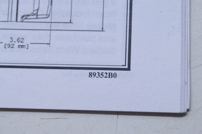 Warn 89352B0 Provantage 2500 Winch Service Instruction Guide NOS