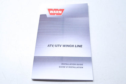 Warn 89294A0 ATV/UTV Winch Line Installation Guide NOS