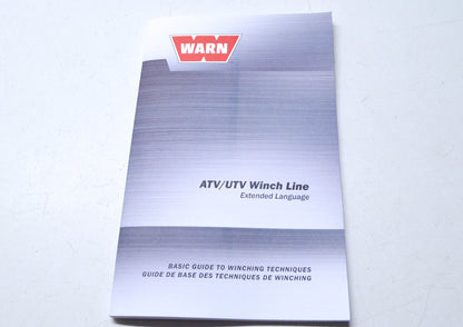 Warn 89293A0 ATV/UTV Winch Line Basic Guide to Winching Techniques Extended Lang