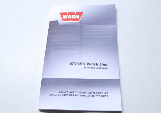 Warn 89293A0 ATV/UTV Winch Line Basic Guide to Winching Techniques Extended Lang