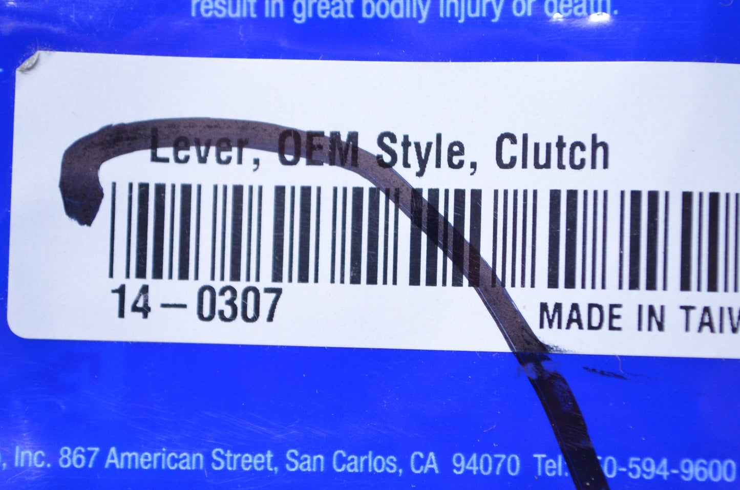 New Motion Pro Clutch Control Lever NOS