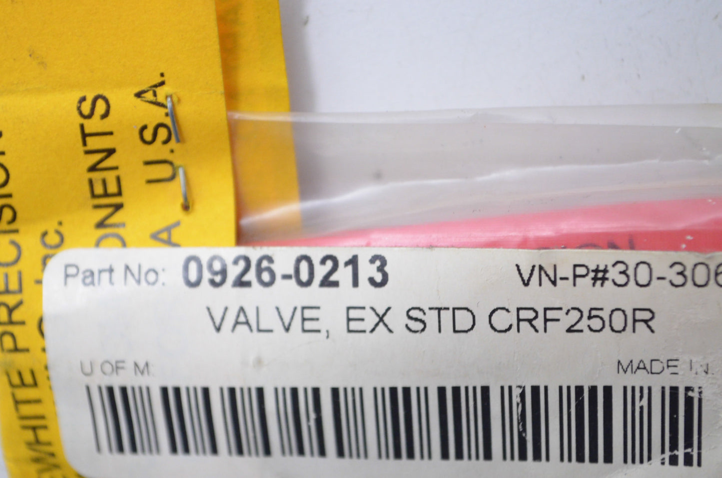 Kibblewhite 0926-0213, 30-30633 CRF250R Exhaust Valve NOS