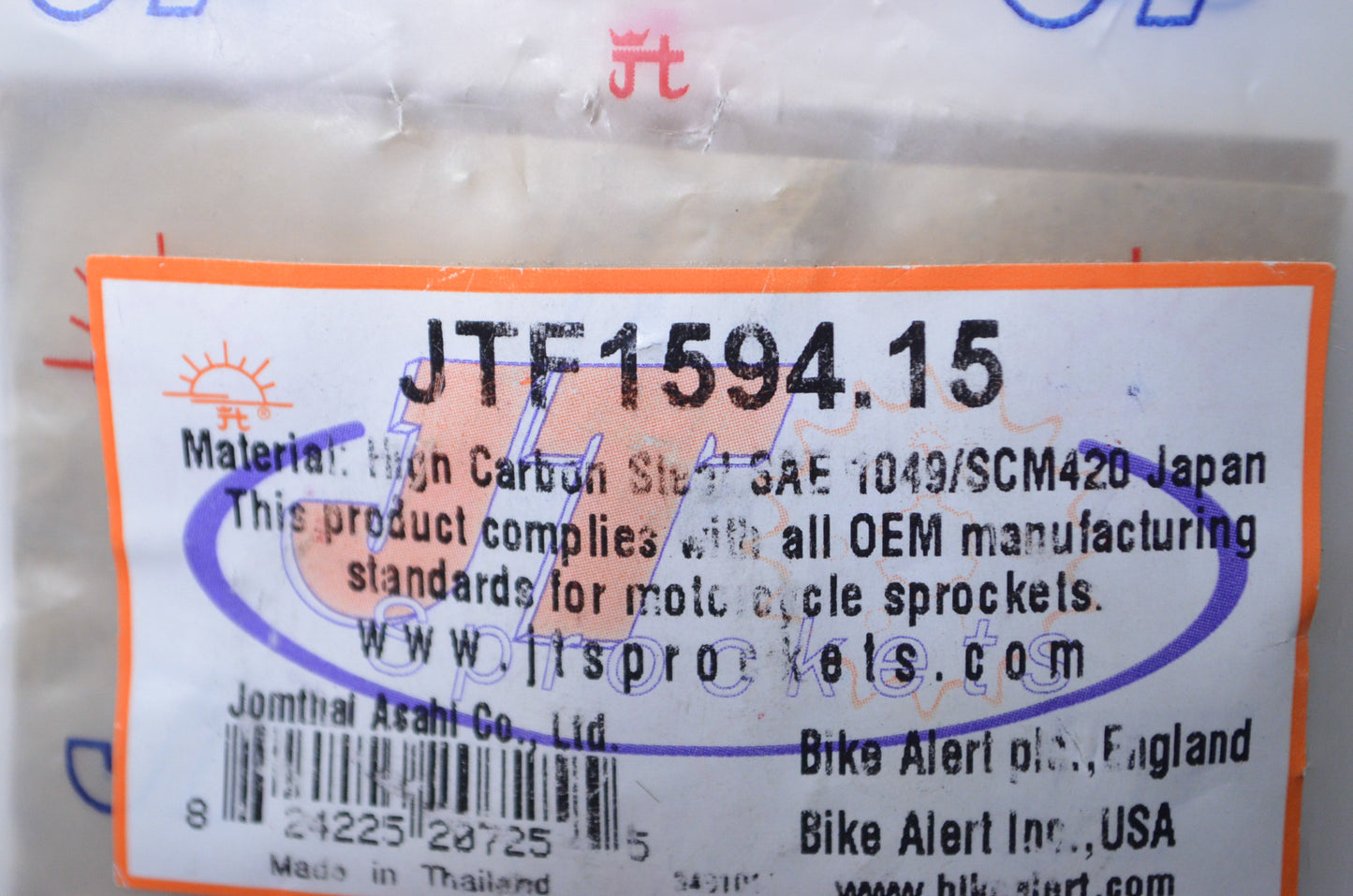 JT Sprockets 55-189415 15T Steel Front Sprocket NOS