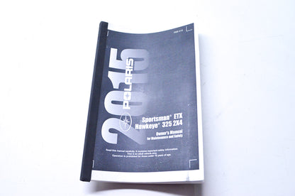 OEM Polaris 9924956 Owner's Manual 15 Sportsman ETX EFI NOS