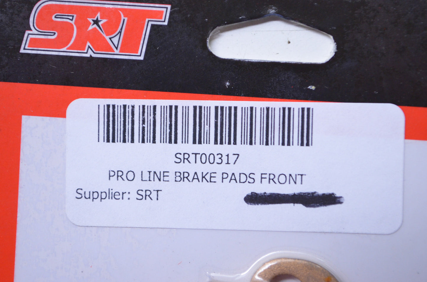 SRT SRT00317 Front Pro Line Brake Pad Kit NOS