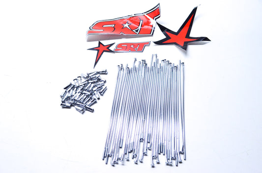 SRT SRT00338 Silver Front Spoke Kit 21' NOS