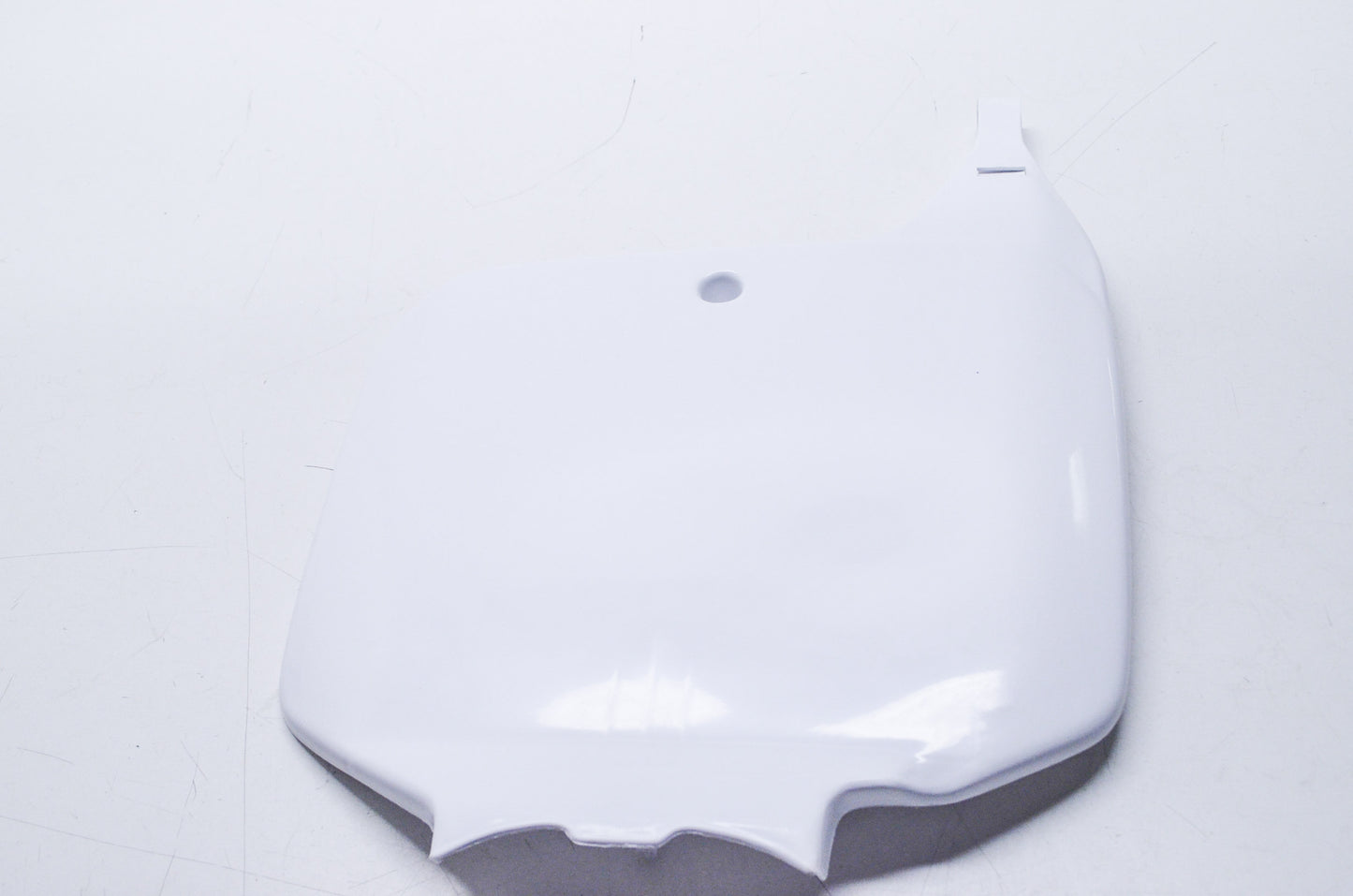 Polisport 64-6730 White Number Plate NOS