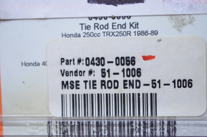 Moose Racing 0430-0056, 51-1006 Tie Rod End Kit NOS