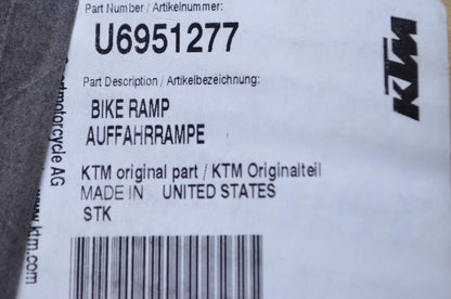 New OEM KTM U6951277 Bike Ramp NOS