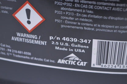 New OEM Arctic Cat APV Synthetic Injection Oil 2.5 Gal NOS