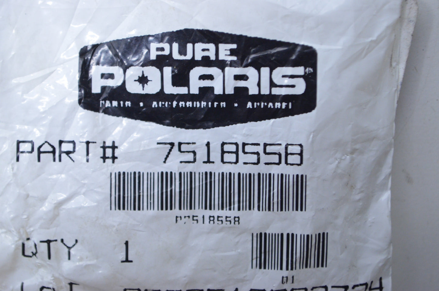 OEM Polaris 7518558 Bolt Qty 3 NOS