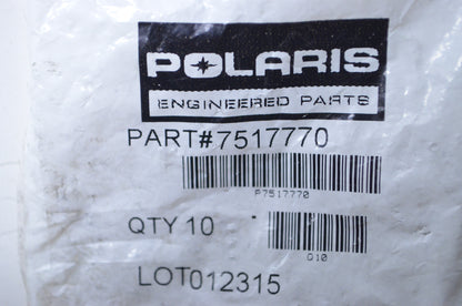 OEM Polaris 7517770 Hex Flange Head Screw M6X16 Qty 10 NOS