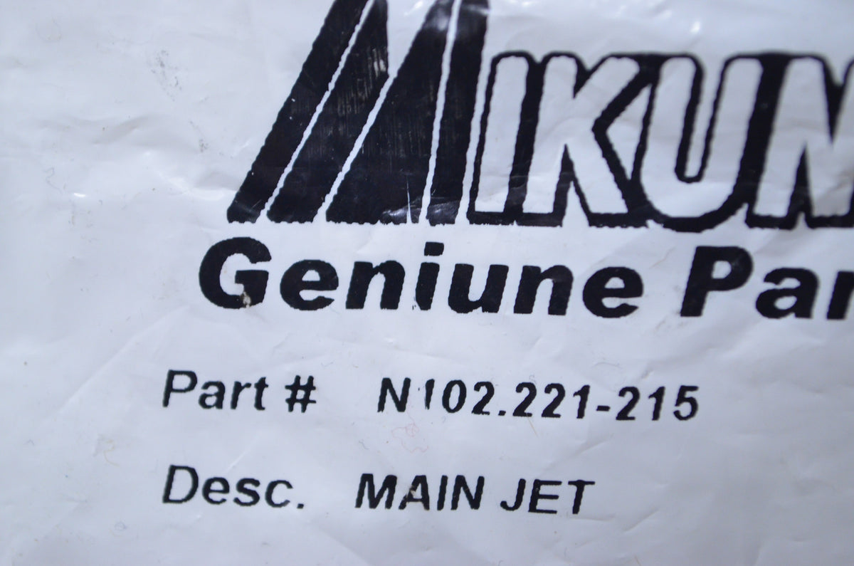 Mikuni N102.221-215 Small Round Main Jet #215 NOS