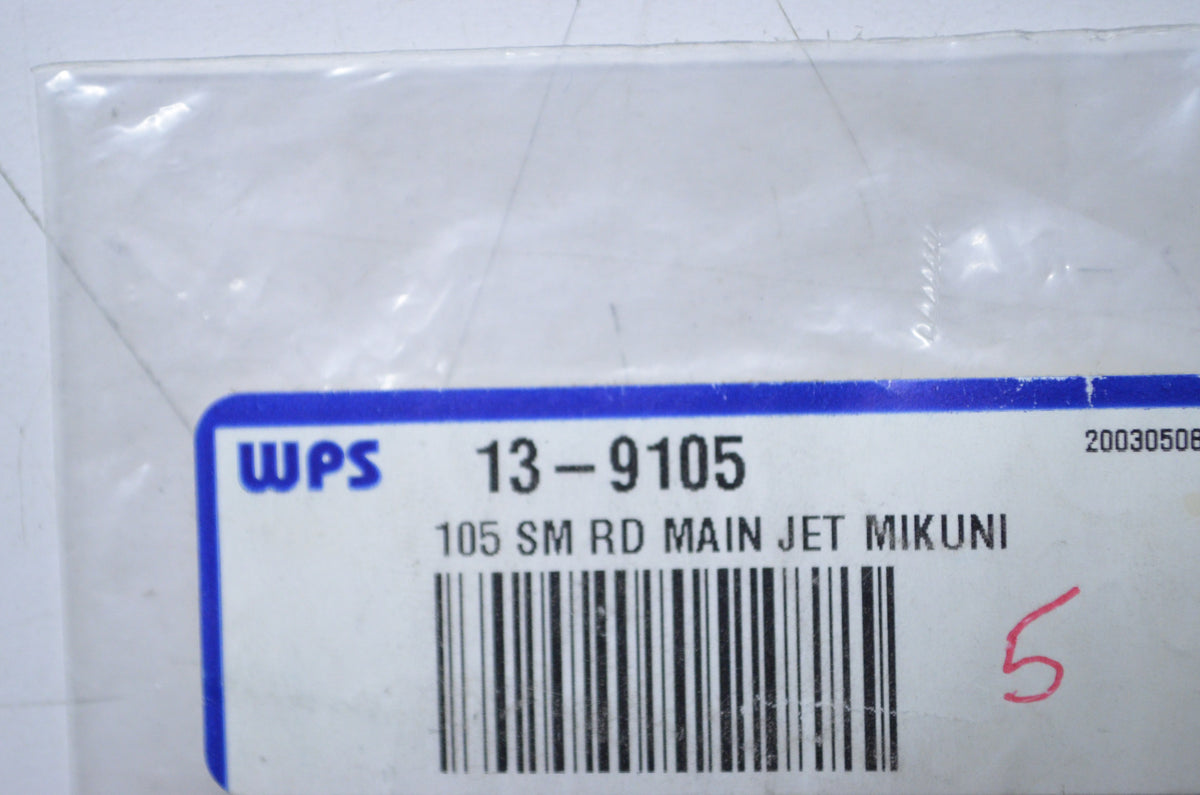 New OEM Mikuni Small Round Main Jet #105 NOS