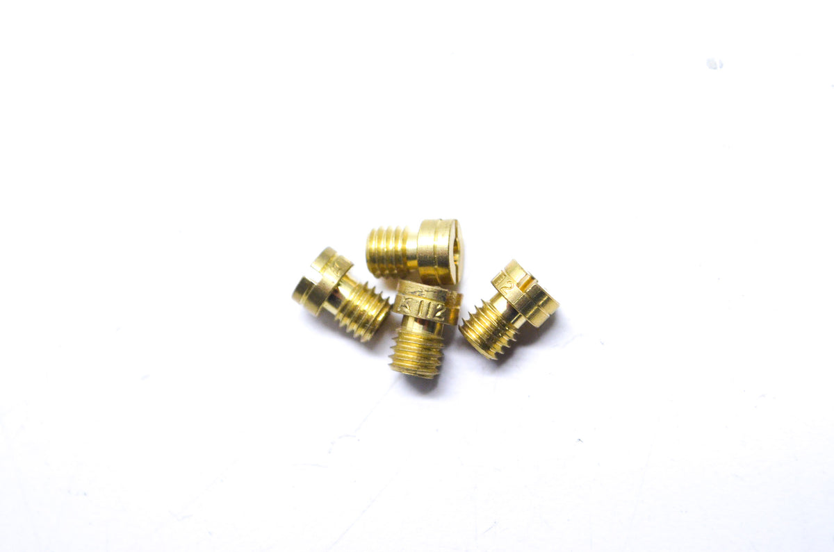 Keihin 144-9112 Round Main Jet #112 Qty 4 NOS