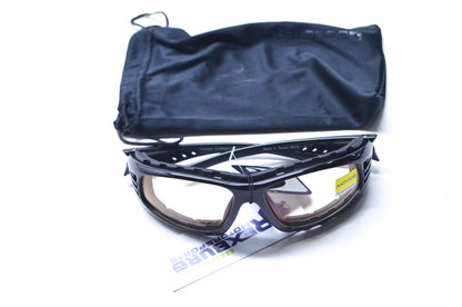 Bobster 26-4889 Glossy Black Chamber Sunglasses NOS