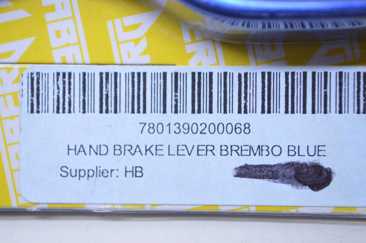 New OEM Husaberg Anodized Blue Front Brake Lever NOS