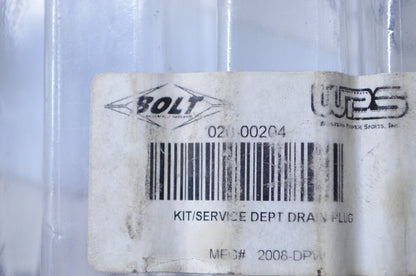 Bolt 020-00204 Drain Plug Washer Kit NOS