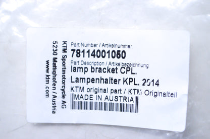 OEM KTM 78114001050 Lamp Bracket NOS