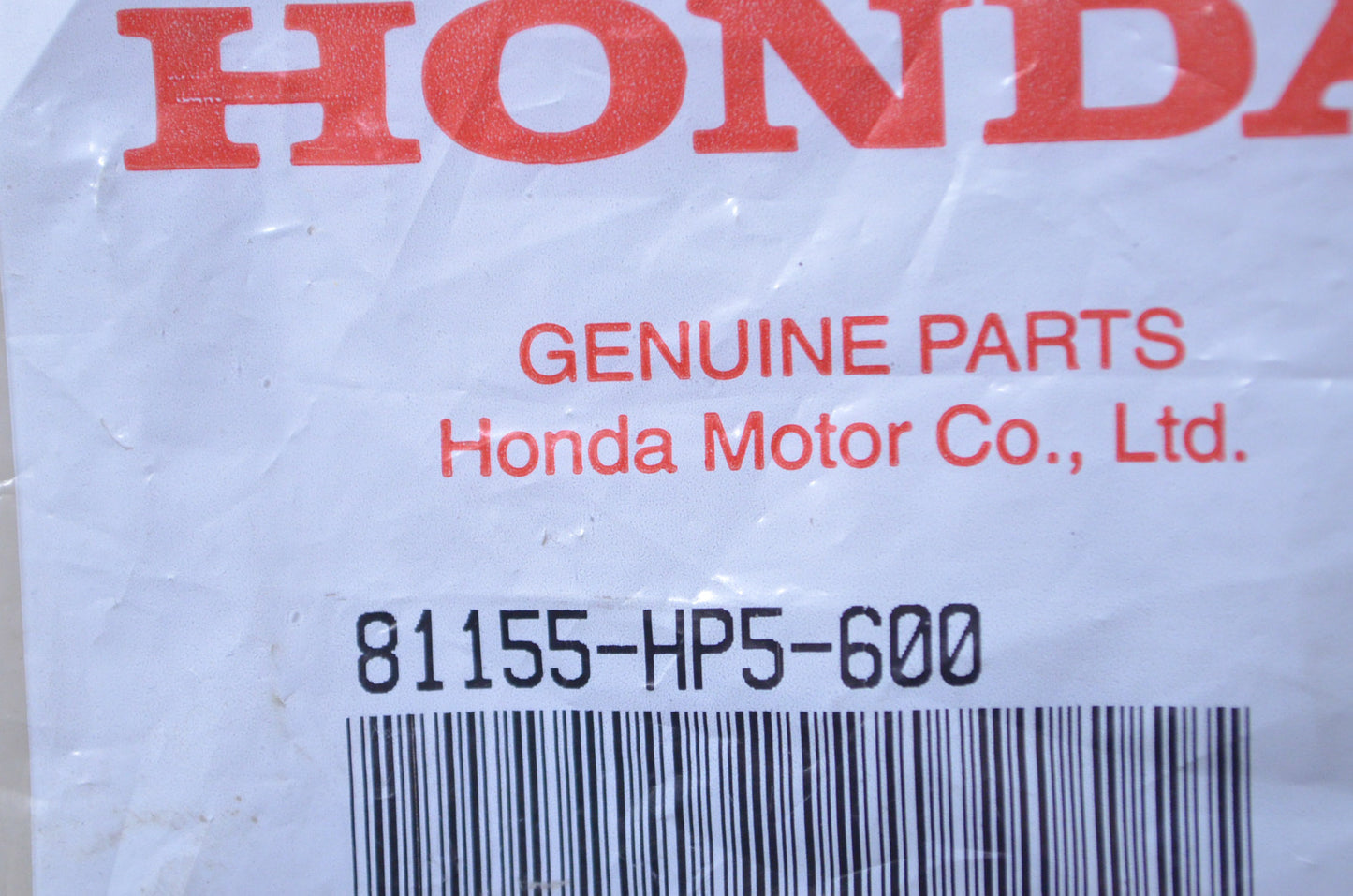 OEM Honda 81155-HP5-600 Pipe End Cap NOS