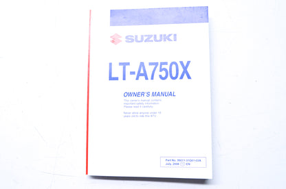 OEM Suzuki 99011-31G61-03A Owner's Manual LT-A750XK9 NOS