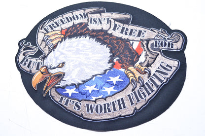 New Lethal Threat USA Freedom Eagle Embroidered Patch NOS