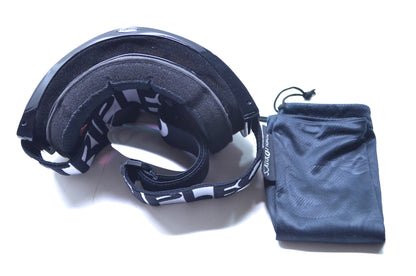 New Triple 9 Goggle Saint Black Fire Mirror/Bronze Lens NOS