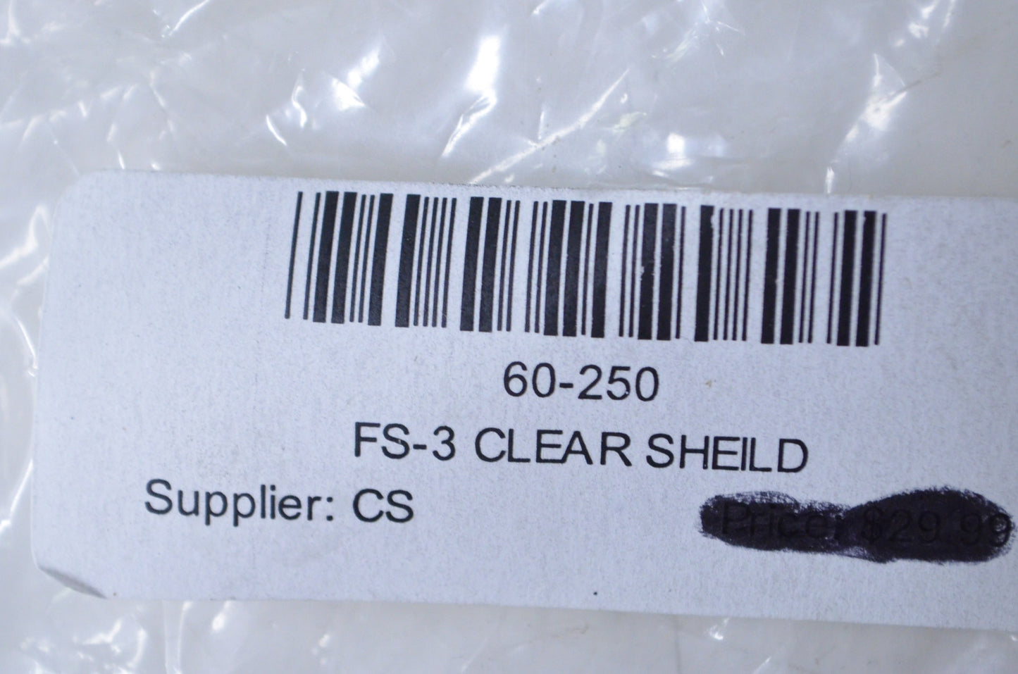 New OEM HJC FS-3 Clear Helmet Face Shield NOS