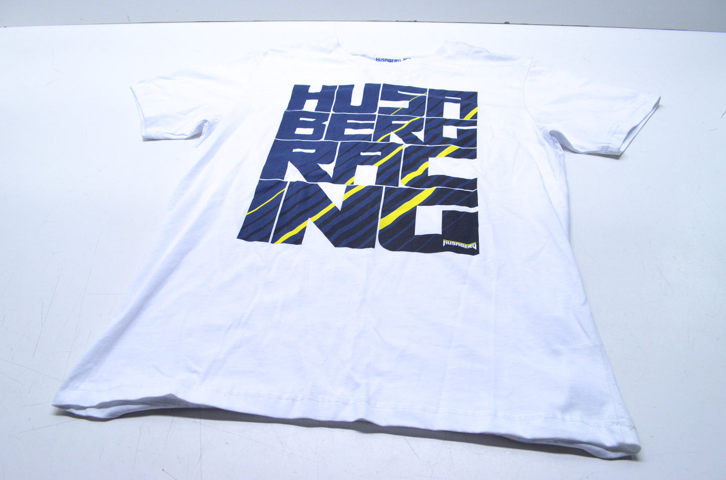 Husaberg Racing Logo Block White T-Shirt Size Medium NOS